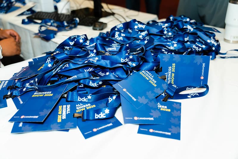 Lanyard Sponsorship at the CanadianSME Small Business Summit, photo 1